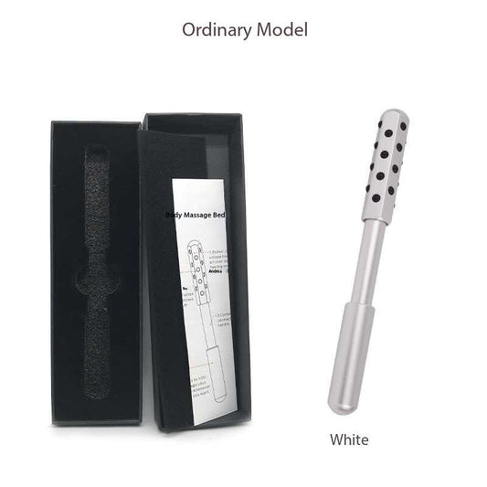 Gua Sha ansikts roller med 30 germanium stenar - kommer i paket om 2 stycken