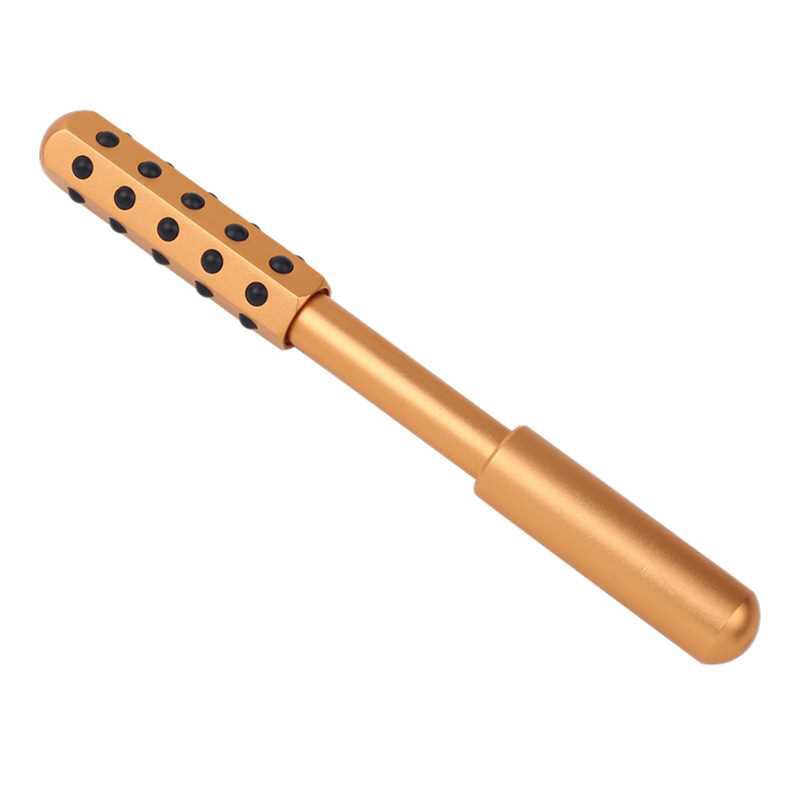 Gua Sha ansikts roller med 30 germanium stenar - kommer i paket om 2 stycken