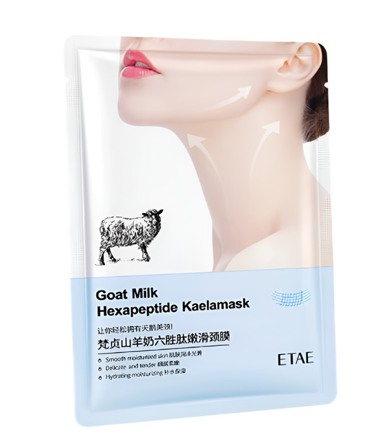 Getmjölk/-Kollagen mask - hals och nacke 5 st per försändelse