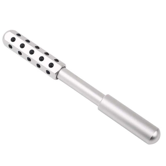 Gua Sha ansikts roller med 30 germanium stenar - kommer i paket om 2 stycken